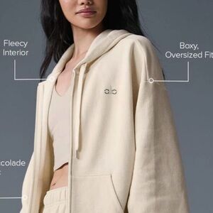 ALO Yoga Cream Hoodie